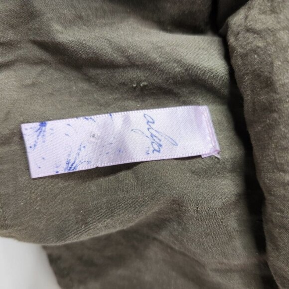 Francescas Alya Women's Size XL Utility Jacket Green Hooded - Picture 5 of 10